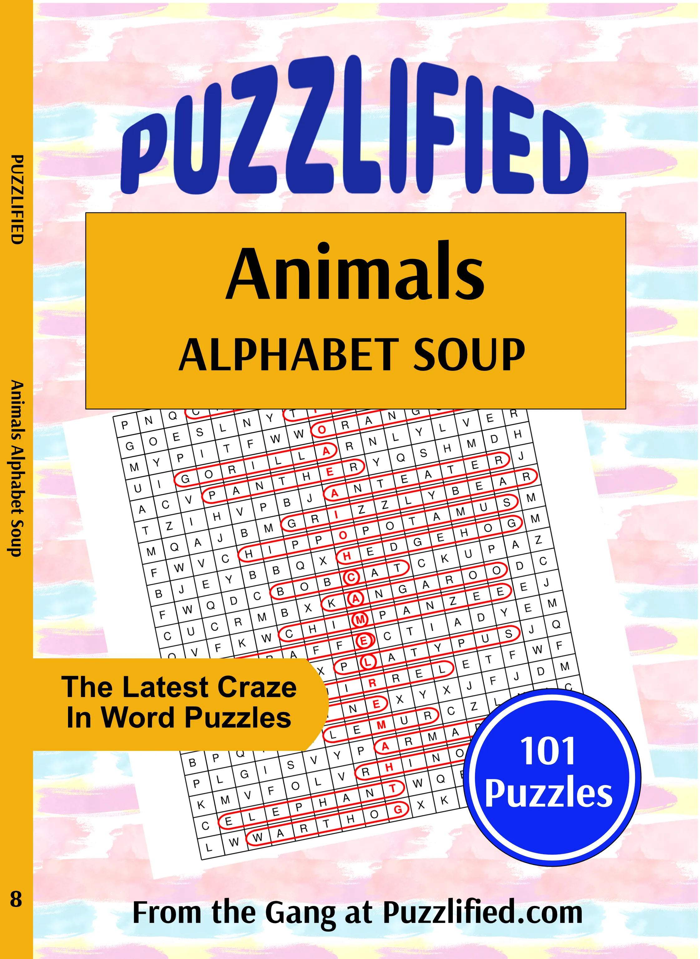 book cover of Alphabet Soup: Animals